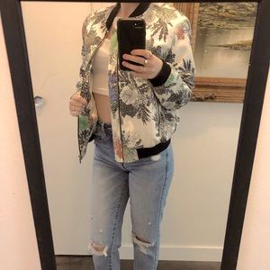 Zara Basic Bomber Jacket